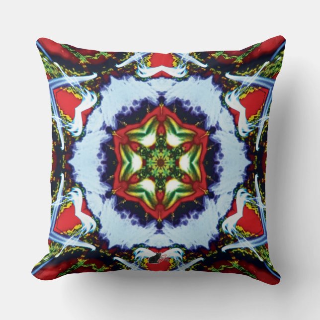 Coussin Kaléidoscope Bigarré (Recto)