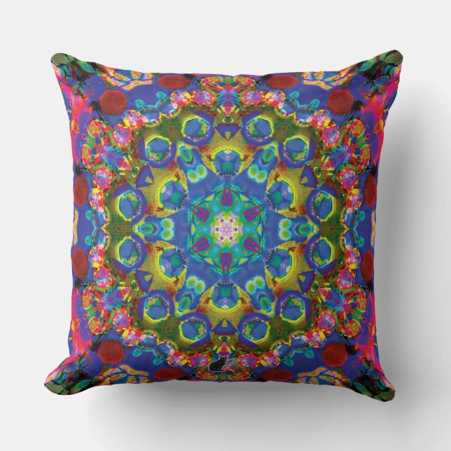 Coussin Kaléidoscope de dentelle (Recto)