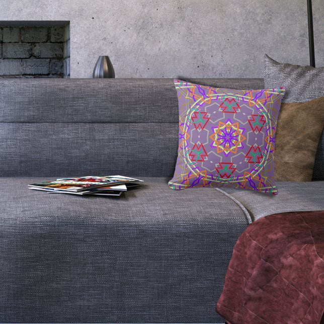 Coussin Kaléidoscope formes géométriques  (Créateur téléchargé)