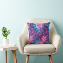 Kaleidoscope Tie-Dye Rose Violet et Sarcelle