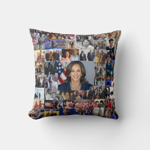 Coussin Kamala Harris Collage Jeu d'oreiller