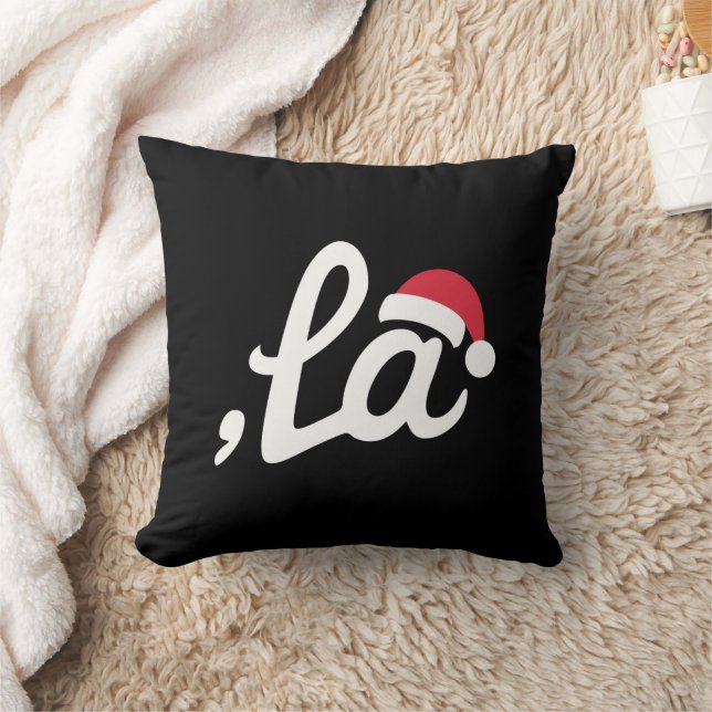 Coussin Kamala Harris drôle 2024 Comma La Noël (Couverture)