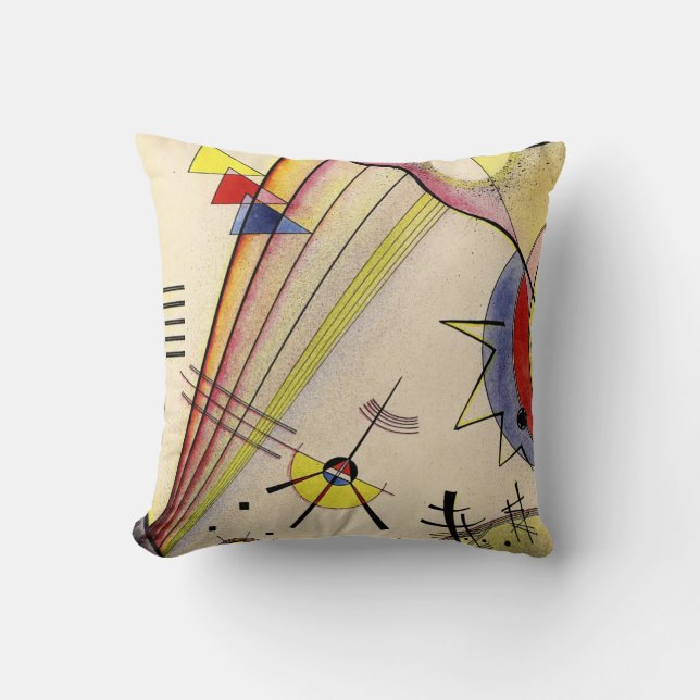 Coussin Kandinsky - Connexion claire (Recto)