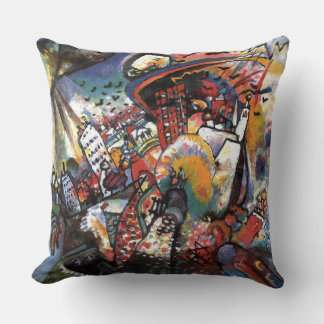 Coussin Kandinsky Moscou I Cityscape Art Abstrait