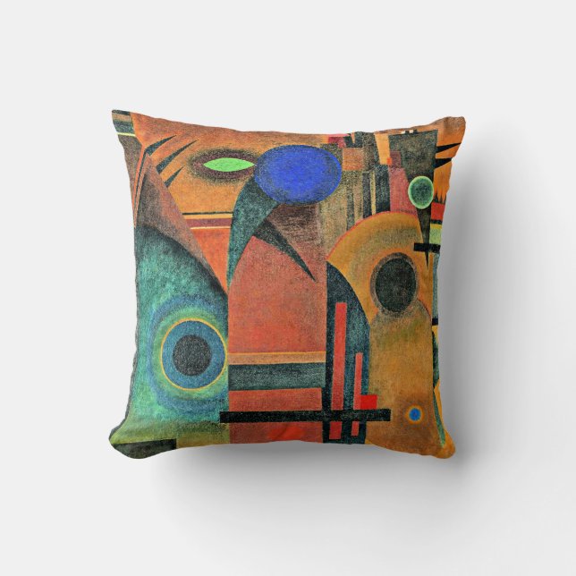 Coussin Kandinsky - Silence Brown (Recto)