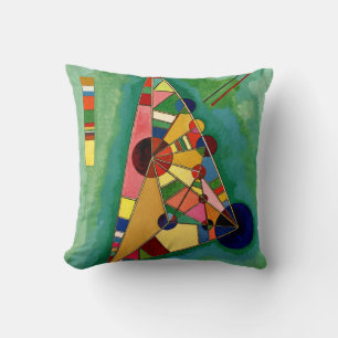 Coussin Kandinsky - Triangle multicolore,
