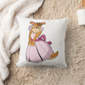 Coussin Kangourou en fiancée avec une robe de mariée (Couverture)