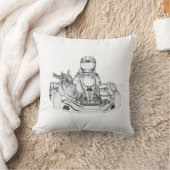 Coussin Kart d'enfant/coussin Checkered de drapeau (Couverture)