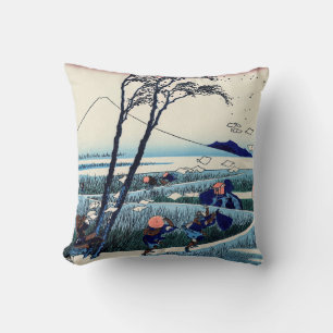 Coussin Katsushika Hokusai - Ejiri dans la province de Sur