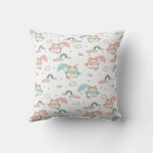 Coussin Kawaii Chats Rainy Day Motif Jour Jeu d'Oreiller (Verso)