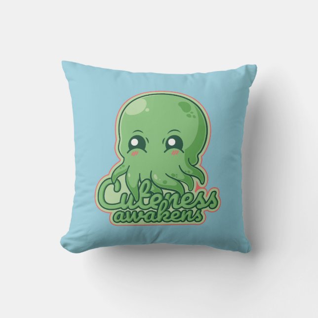 Coussin Kawaii Cthulhu (Recto)