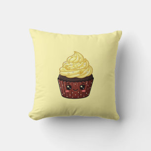 Coussin Kawaii Cupcake Glaçage Tourbillon de Citro