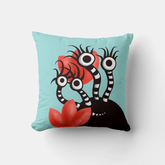 Coussin Kawaii Cute Monster Enfants (Recto)