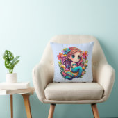 Coussin Kawaii Mermaid (Chaise)