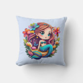 Coussin Kawaii Mermaid (Recto)