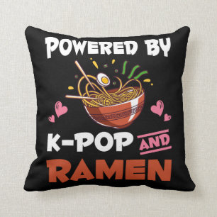 Coussin Kawaii Noodles Kpop et Ramen