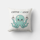 Coussin Kawaii Octopus Pillow – Caffin Loop Coffee Vibes (Recto)