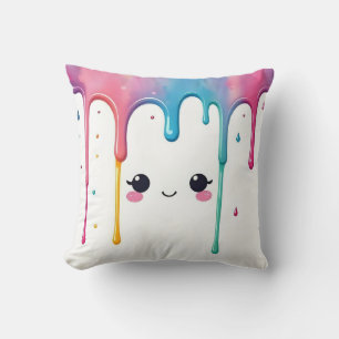 Coussin Kawaii Paint Drip