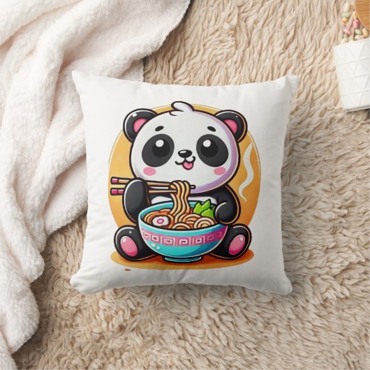 Coussin Kawaii Panda (Couverture)
