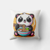 Coussin Kawaii Panda (Verso)