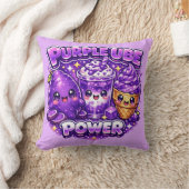 Coussin kawaii Power Ube Violet (Couverture)