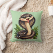 Coussin Kawaii Serpent Cobra Mignon (Couverture)