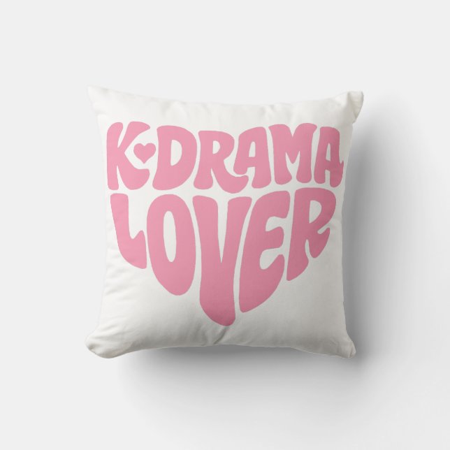 Coussin Kdrama Lover Gift Korean Drama Simple Home Decor (Recto)