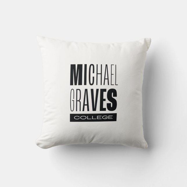 Coussin Kean MGC Michael Graves College (Recto)