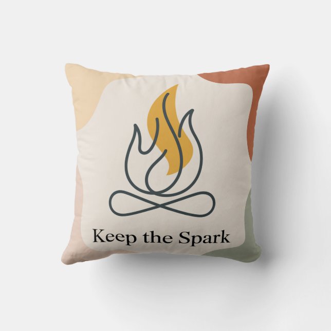 Coussin Keep The Spark (Verso)