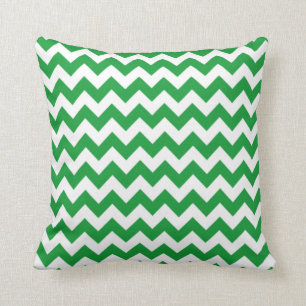 Coussin Kelly Green Chevron