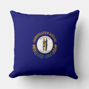 Coussin Kentucky : Commonwealth Bluegrass Drapeau de l'Éta