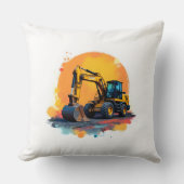 Coussin Kids Excavator Pillow (Recto)