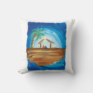 Coussin KidsArt for Choc - Paix sur Terre