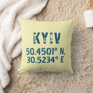 Coussin Kiev Ukraine Latitude & Longitude en détresse