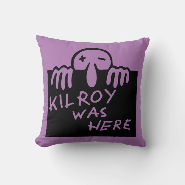 Coussin Kilroy était ici (Recto)