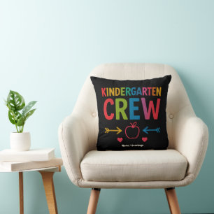 Coussin Kinder Crew Funny Kindergarten Fun Retour À L'Écol