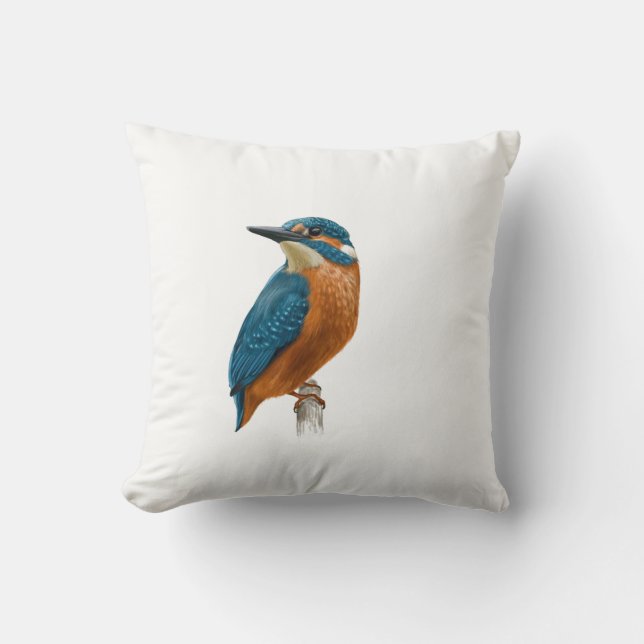 Coussin Kingfisher Bird (Recto)