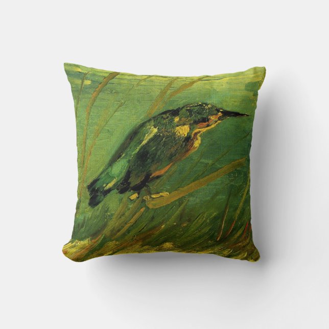 Coussin Kingfisher par Vincent van Gogh (Recto)