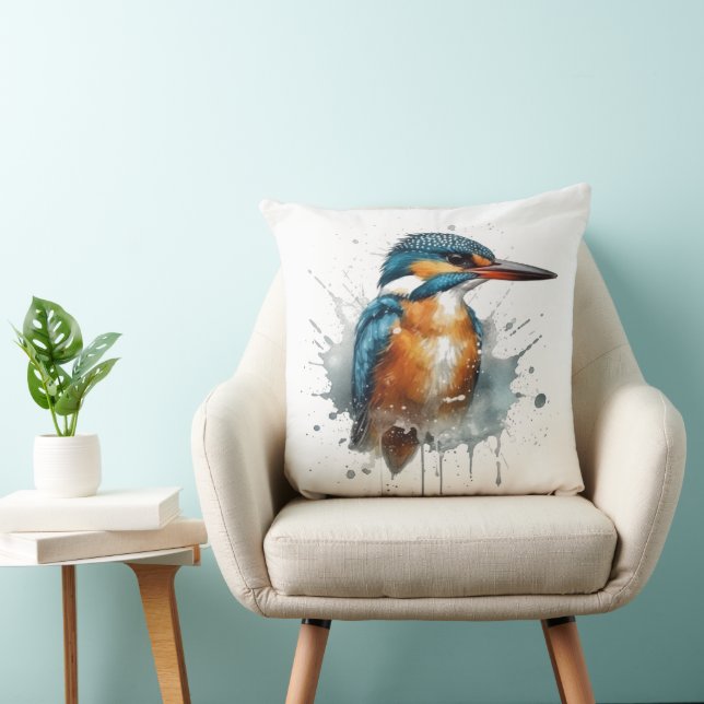Coussin Kingfisher Splash (Chaise)