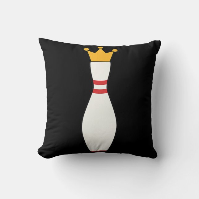 Coussin Kingpin Bowling League Cadeau (Recto)