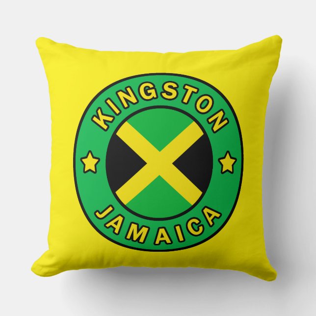Coussin Kingston Jamaïque (Recto)