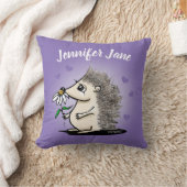 Coussin KiniArt Hérisson Personnalisé (Couverture)