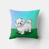Coussin KiniArt maltais (Verso)