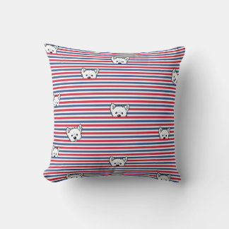 Coussin KiniArt Peekaboo Westie