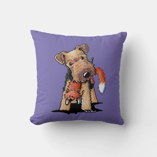 Coussin KiniArt Welsh Terrier (Recto)