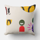 Coussin Kismet abstrait (Recto)