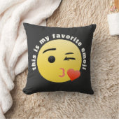 Coussin Kisser Heart Emoji (Couverture)