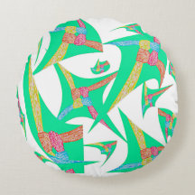 Coussin Kites of Connection, Coussin Rond