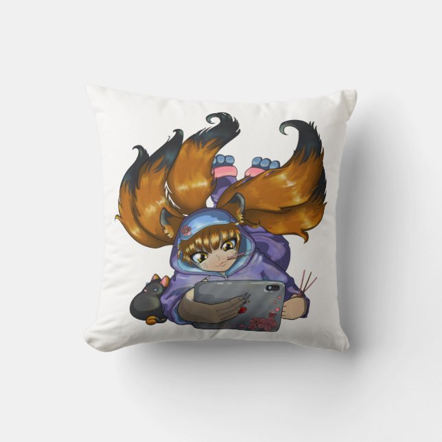 Coussin Kitsune (Recto)