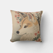 Coussin Kitsune & cherry blossom (Recto)